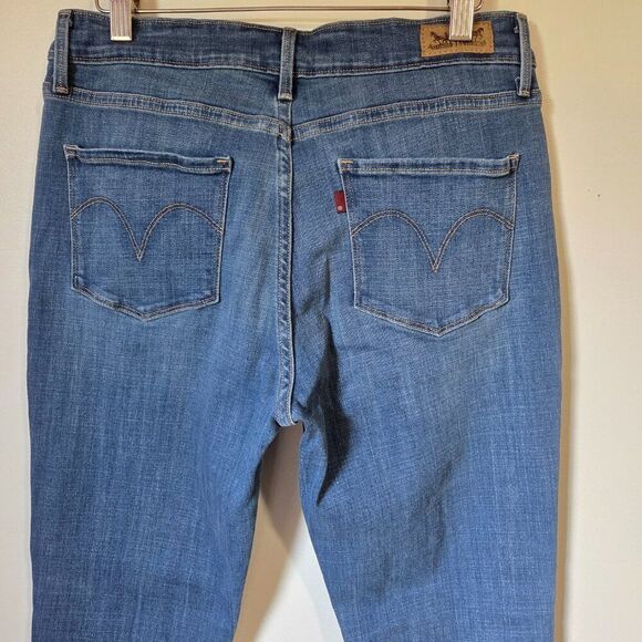 EUC LEVI'S MID RISE SKINNY STRETCH JEANS SIZE 12 SHORT / W31 / L30 - Picture 3 of 16